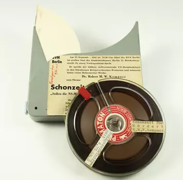 Tonbandaufnahme, September 1964